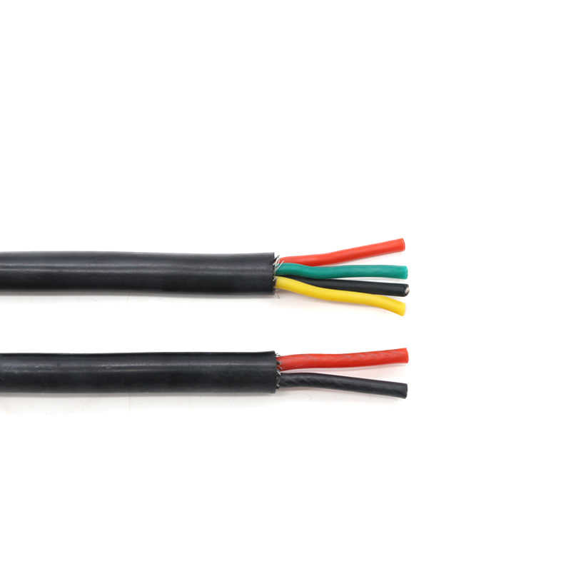 0.3mm²  - 2.5mm² Soft Silicone Rubber Shielded Wire Cable Sheathed 2 3 4 6 Core,Black