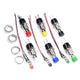 Push button switch Round NO contact Push Button Horn 250V/3A 2 PIN OD 7mm OFF-ON