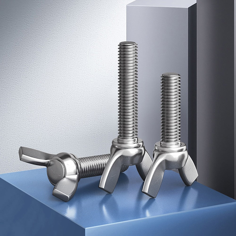316/201 Stainless Steel High Strength Wing Bolts Butterfly Wing Screws M4 - M10
