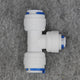 Water Purifier Accessories Quick Three-way Connector Quick Connect Three-way,PP