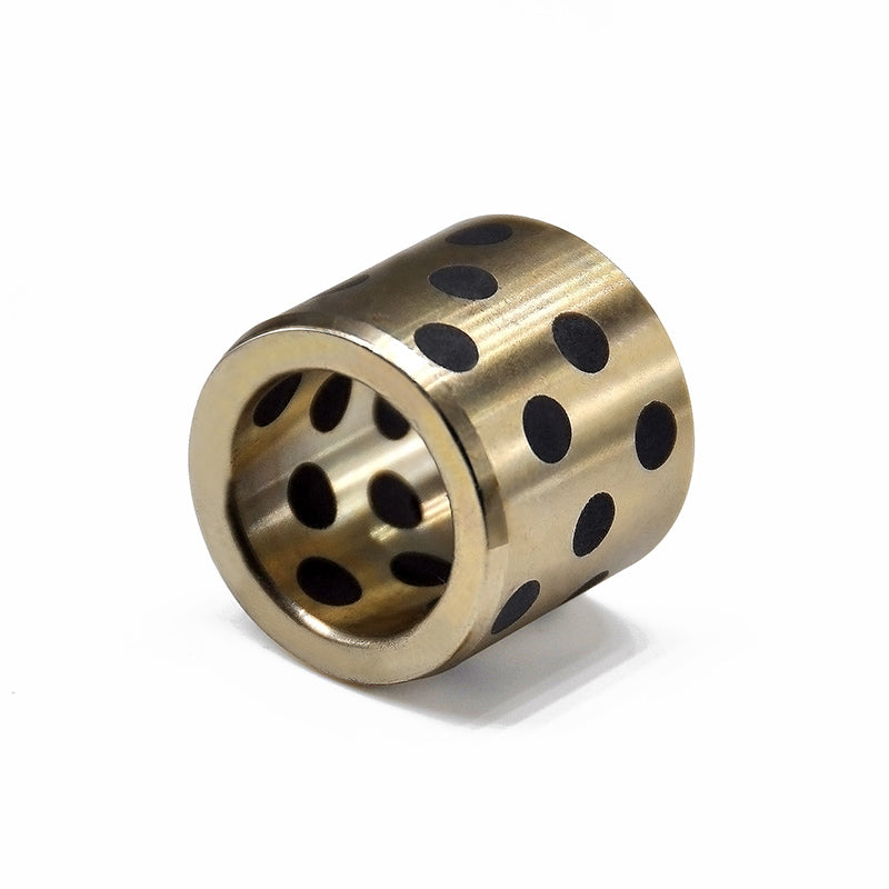 Brass Graphite Bearing Bushing Sleeve Self Lubricating Oilless