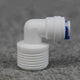Water Purifier Fittings Male Quick Coupling Male Quick Elbow Fitting,PP