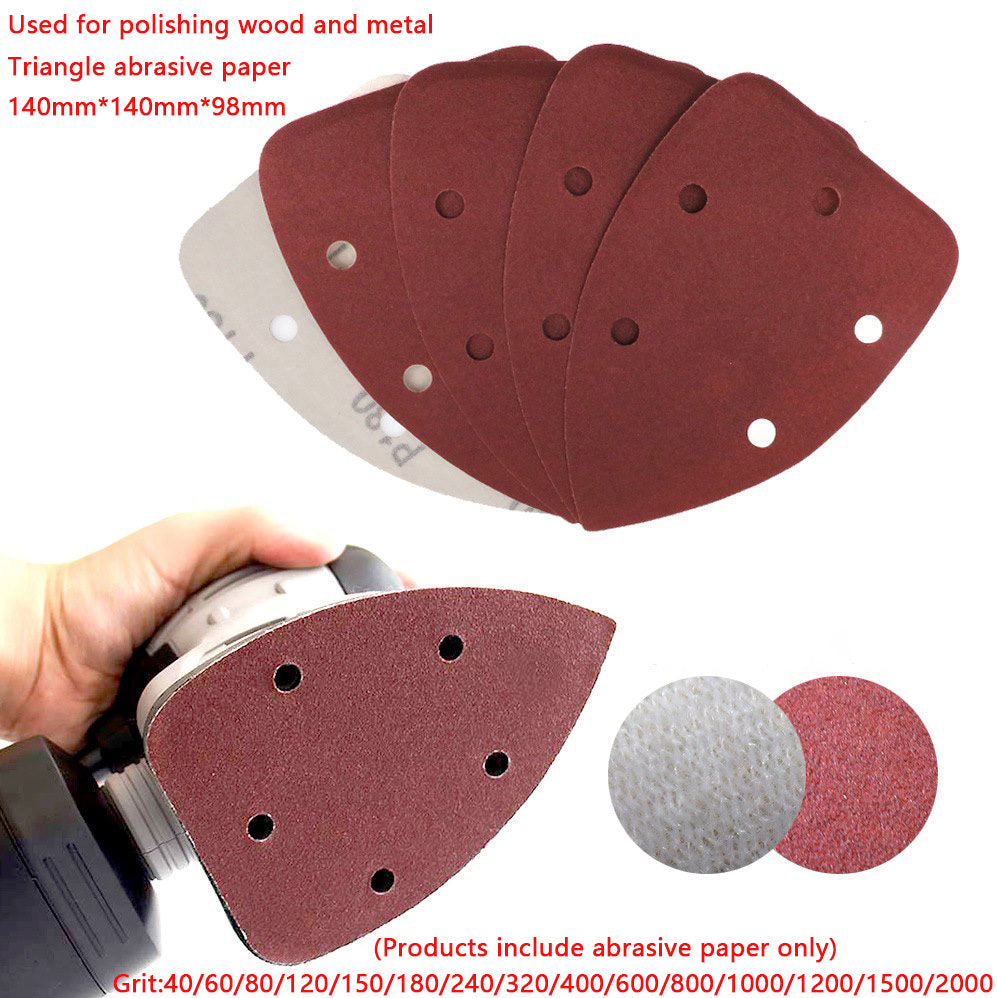 Sandpaper Frosted Sheet Girnding Plate Polished 40~2000Grit 140*140*98mm 5 holes