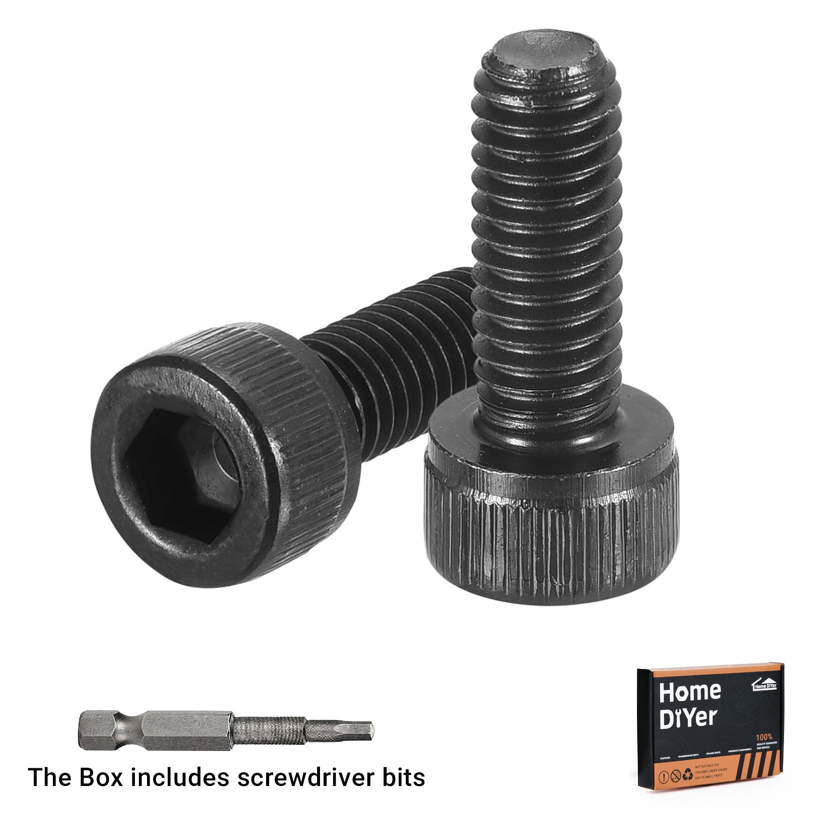 Grade 12.9 High Tensile Socket Cap Screws – Allen Head Bolts M8 & M10 | DIN912