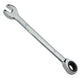 Reversible Cranked Offset Ratchet Combination Spanner Wrench