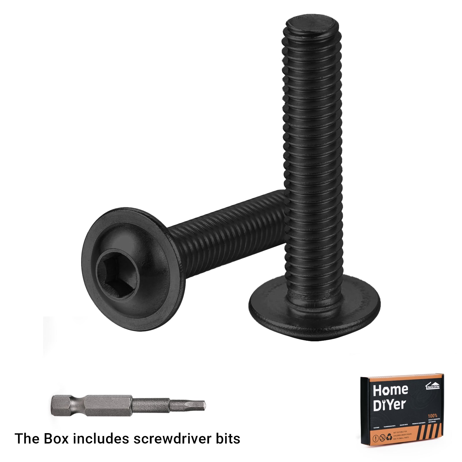 Grade 10.9 High Tensile Flanged Button Head Screws – Allen Socket Bolts M3 to M8 | ISO7380-2