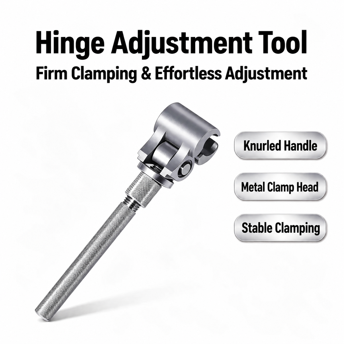 Adjustable Door Hinge Wrench, 304 Stainless Steel, 17 mm Opening