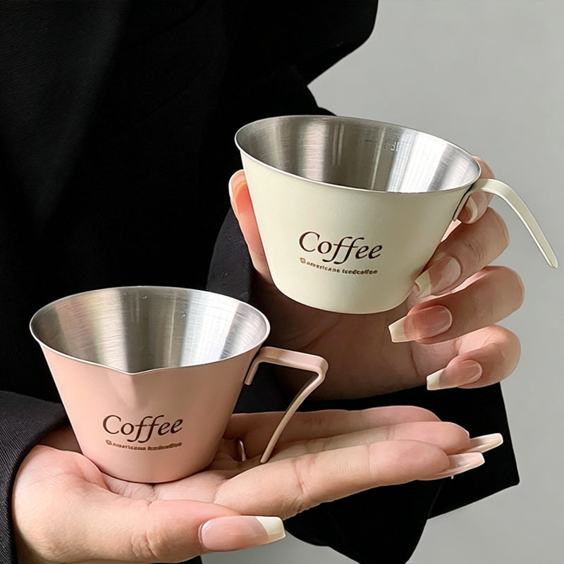 Stainless Steel Espresso Shot Measuring Cup with Dual Scale – Barista Grade Coffee Shot Glass