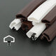 Wooden Door Seal Strip | Silicon Rubber Slot Seal, 1m