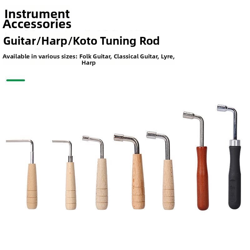 Instrument Tuning Wrench Set for Guitar Harp Guzheng Leyard