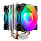 Dual Heatpipe CPU Cooler with Dual 90mm Fans — Intel & AMD, 3-Pin, 35-Fin Tower