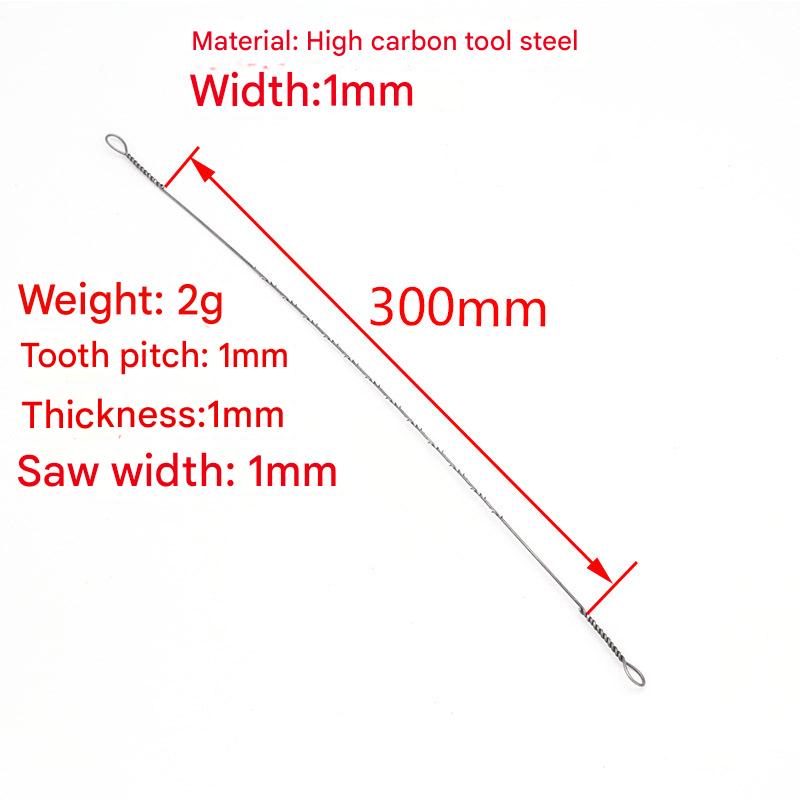 Wire Saw Blade Cutting Tools Sawtooth Length 300mm for Woodworking - HomeDIYer