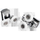 Swing Wheel 23mm Bathroom Sliding Door