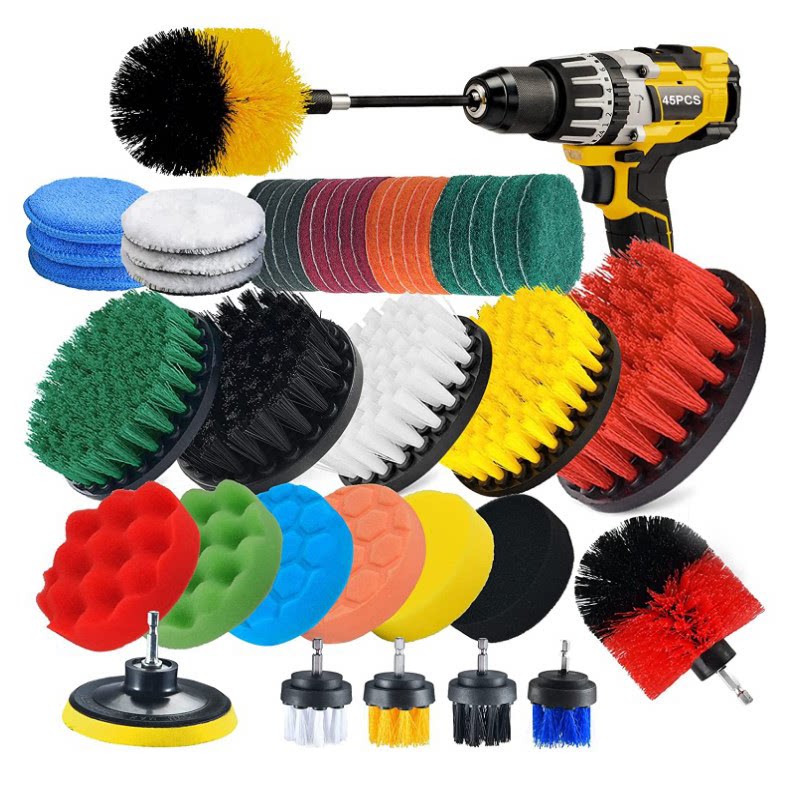 Complete Electric Drill Brush Set – 6-Piece Multi-Purpose Cleaning Kit