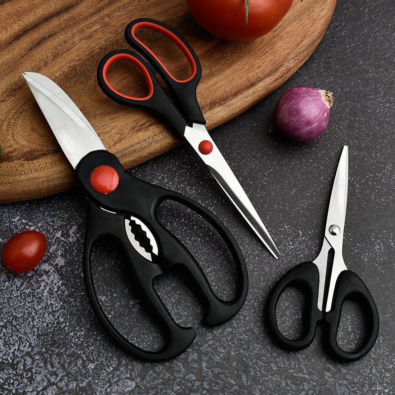 Shears Set - Kitchen Scissors 3 Pack All Purpose Poultry Shears,Stainless Steel Sharp Utility Cooking Scissors for Home - HomeDIYer