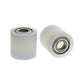 12mm inner diameter outer 48/50/55/60, plastic double bearing nylon roller, POM guide wheel