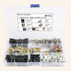 160Pcs Car U-Clip and Screw Assortment Kit 6 Different Sizes Automotive U Nut and Screw Clip Replacement Parts