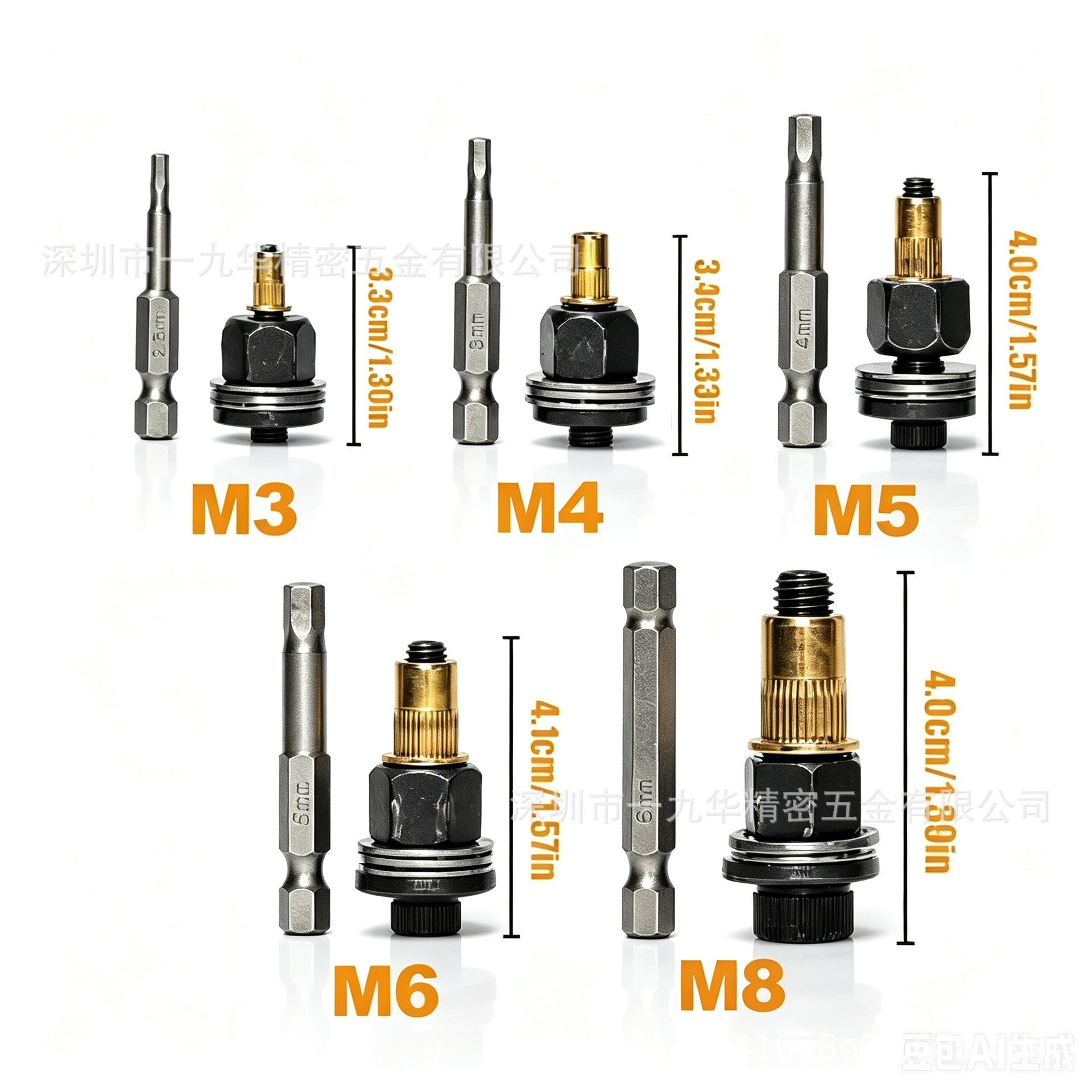 Rivet Nut Assortment Kit M3-M8 for Automotive & DIY Repairs