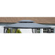 13x10 ft Double-Roof Gazebo Replacement Canopy, UV & Water Resistant – Gray