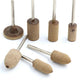 Leather Grinding Head Polishing Buffing Brush Wheel for Rotary Tools Dremel Accessories 2.35mm/3mm Shank