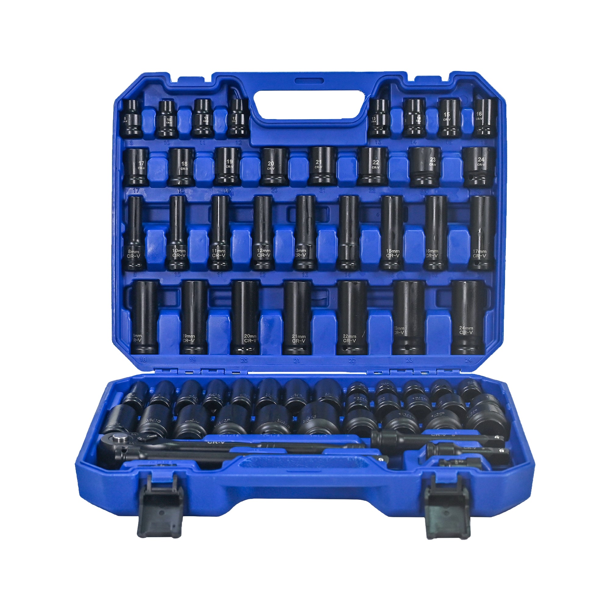66-Piece Air Tool & Accessories Kit – Pneumatic Tool Set with Ratchet Wrenches