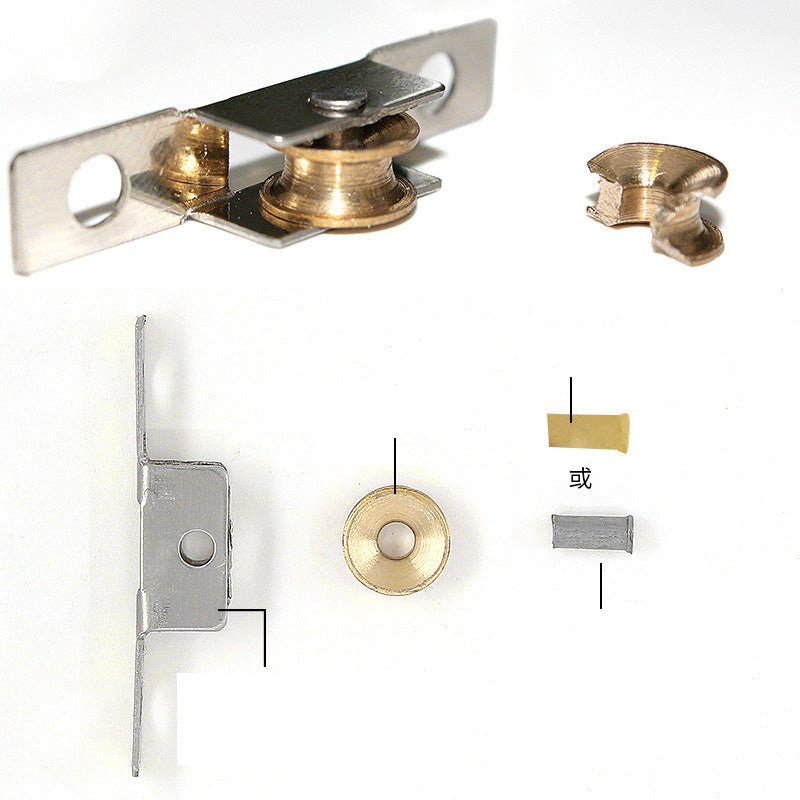 Aluminum screen door screen pulley 7mm stainless steel - HomeDIYer
