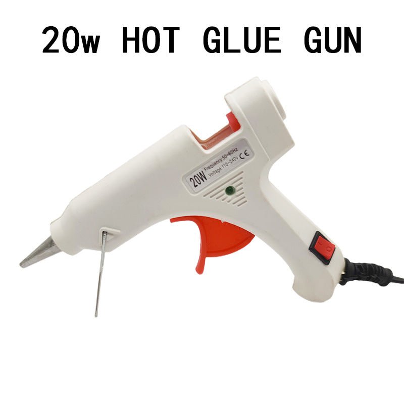 20 - Watt Hot Glue Gun with Full - Size Trigger — Fast Heating, Drip - Free Nozzle - HomeDIYer