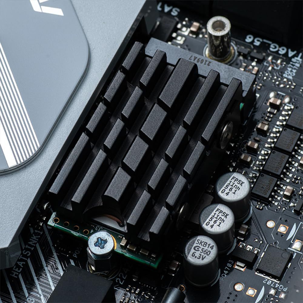 SR2108 M.2 2242 SSD Heatsink – Aluminum Passive Cooling Thermal Pad for NVMe & SATA 2242 Drives