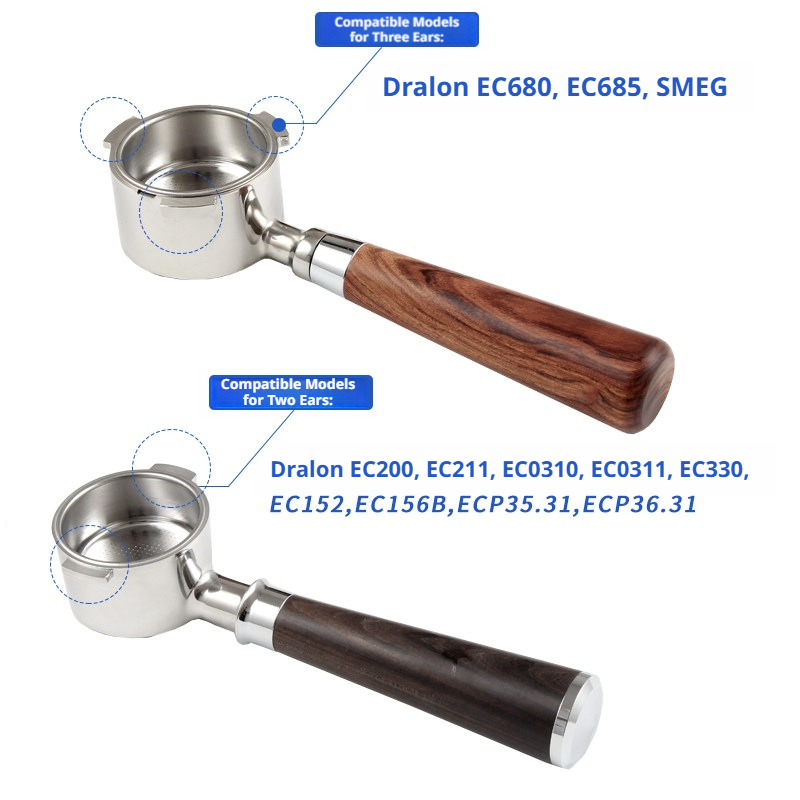 51mm Bottomless Portafilter for De'Longhi