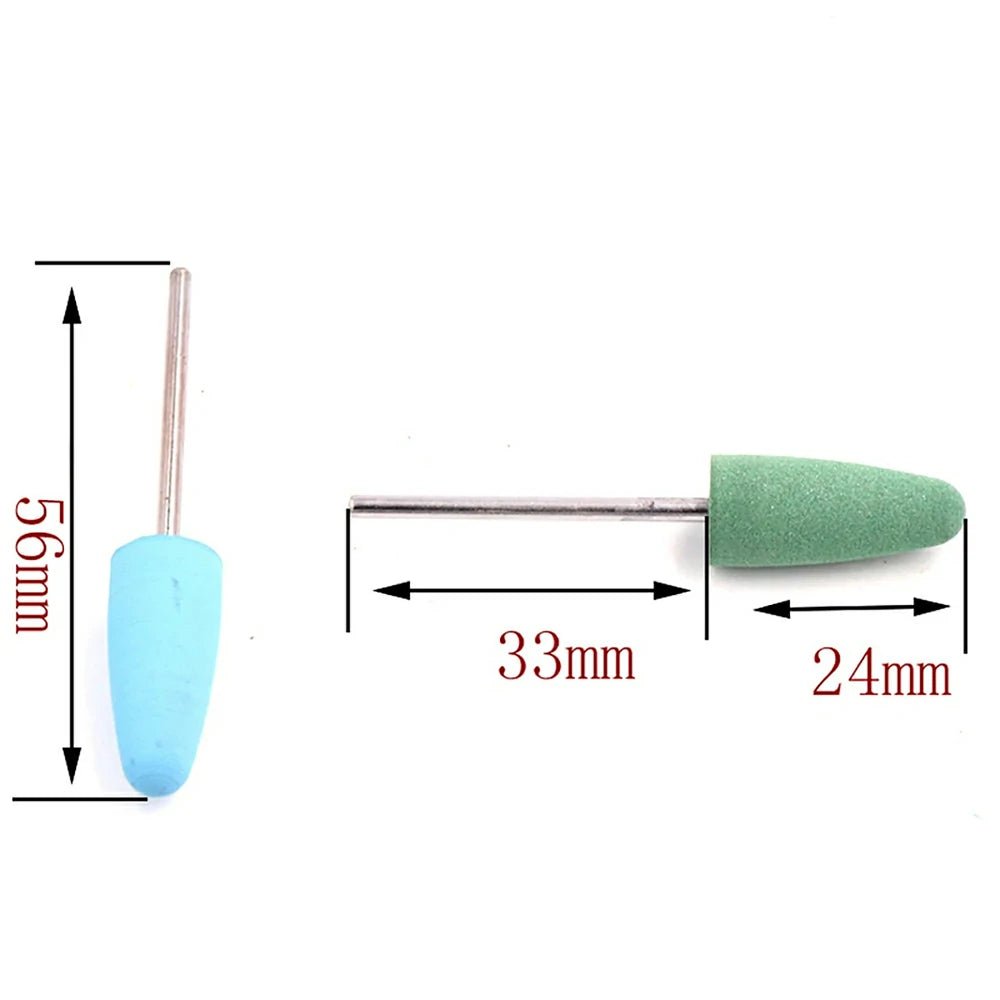 Dental Silicone Rubber Polishers Burs Grinding Heads 2.35mm HP Shank Drill Rotary Dentist Tool Dental Lab Instrument - HomeDIYer