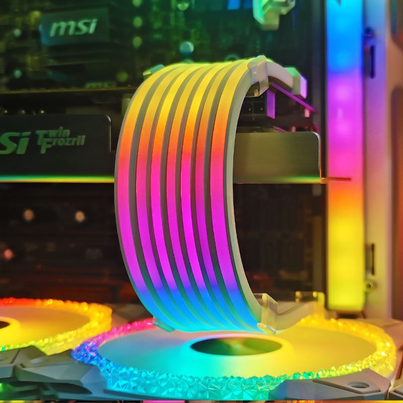 Dual Heatpipe CPU Cooler with Dual 90mm Fans — Intel & AMD, 3-Pin, 35-Fin Tower