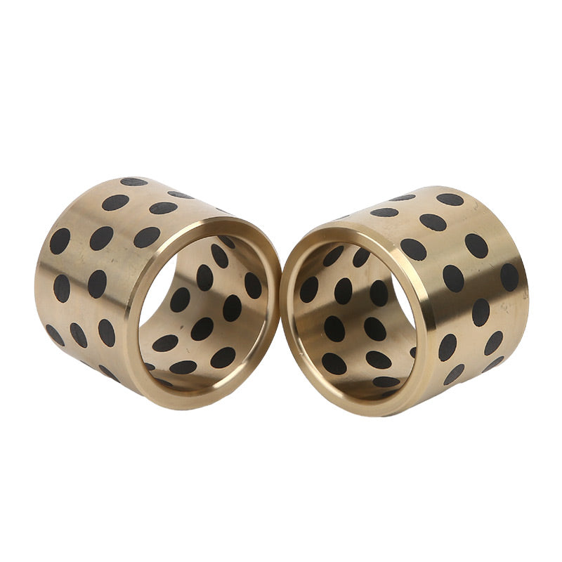 Brass Graphite Bearing Bushing Sleeve Self Lubricating Oilless