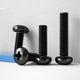 M2 M2.5 M3 M4 M5 M6 M8 Black Nylon Plastics Phillips Pan Head Machine Screw