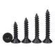 Carbon Steel Black Allen Countersunk Head Self tapping screws M3 M3.5 M4 M5 M6