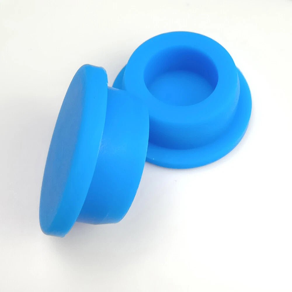 Silicone Rubber Round Hole Plugs Blanking End Cap Tube Pipe Insert Bung Blue - HomeDIYer