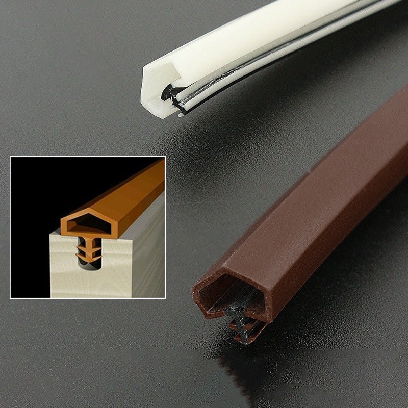 Wooden door seal Wooden Door Crash Bar Article Window Doors And Windows Sealing Trip Windproof Card Slot - HomeDIYer