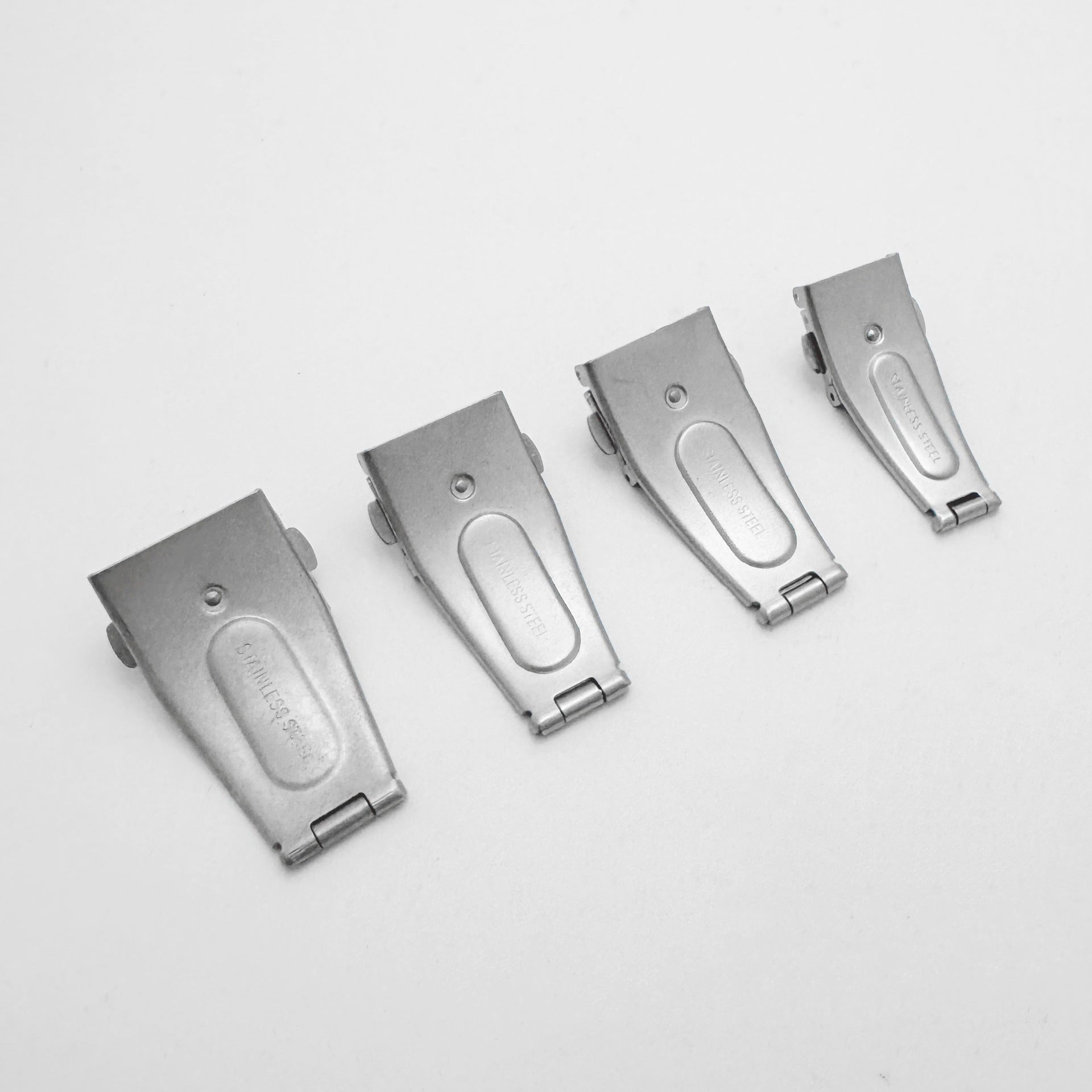 Stainless Steel Watch Clasp — Deployment Buckle & Fold-Over Styles