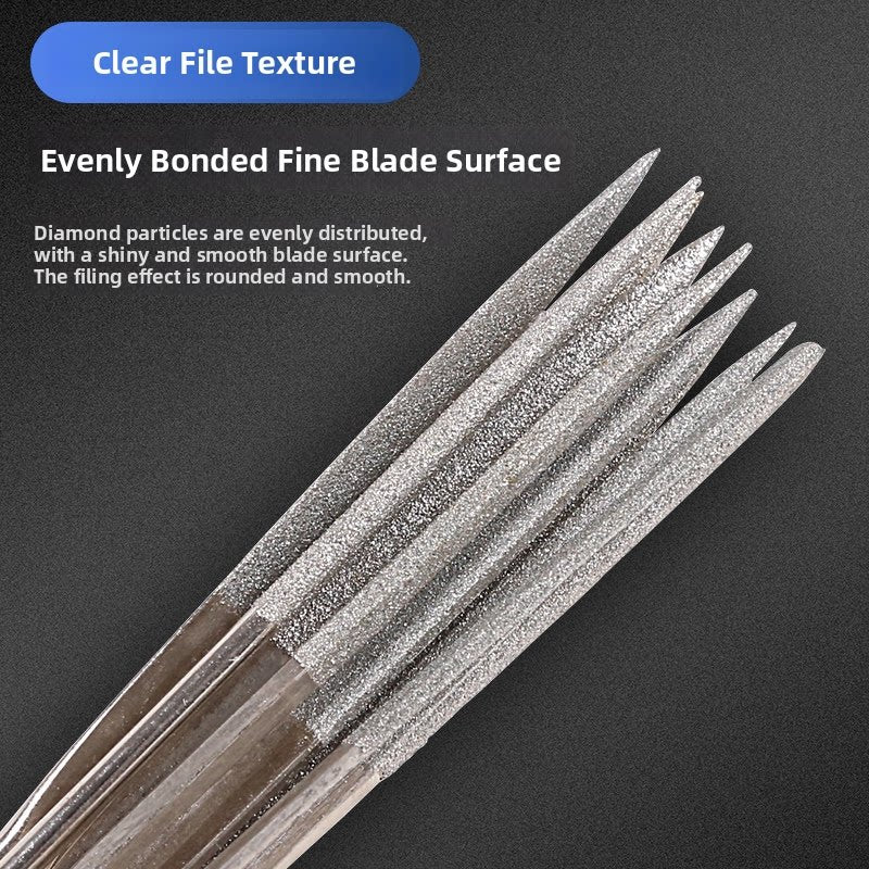 Guitar Fret & Nut Polishing File Set – 10-Piece Fretboard Groove Polishing Kit with Optional Add-Ons