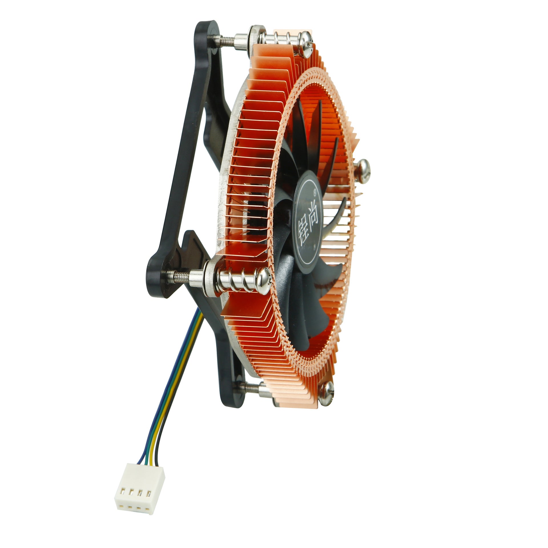 SKTC KT-19 Low-Profile CPU Cooler – Full Copper, PWM Fan, Ultra-Slim 19mm for Mini-ITX & HTPC