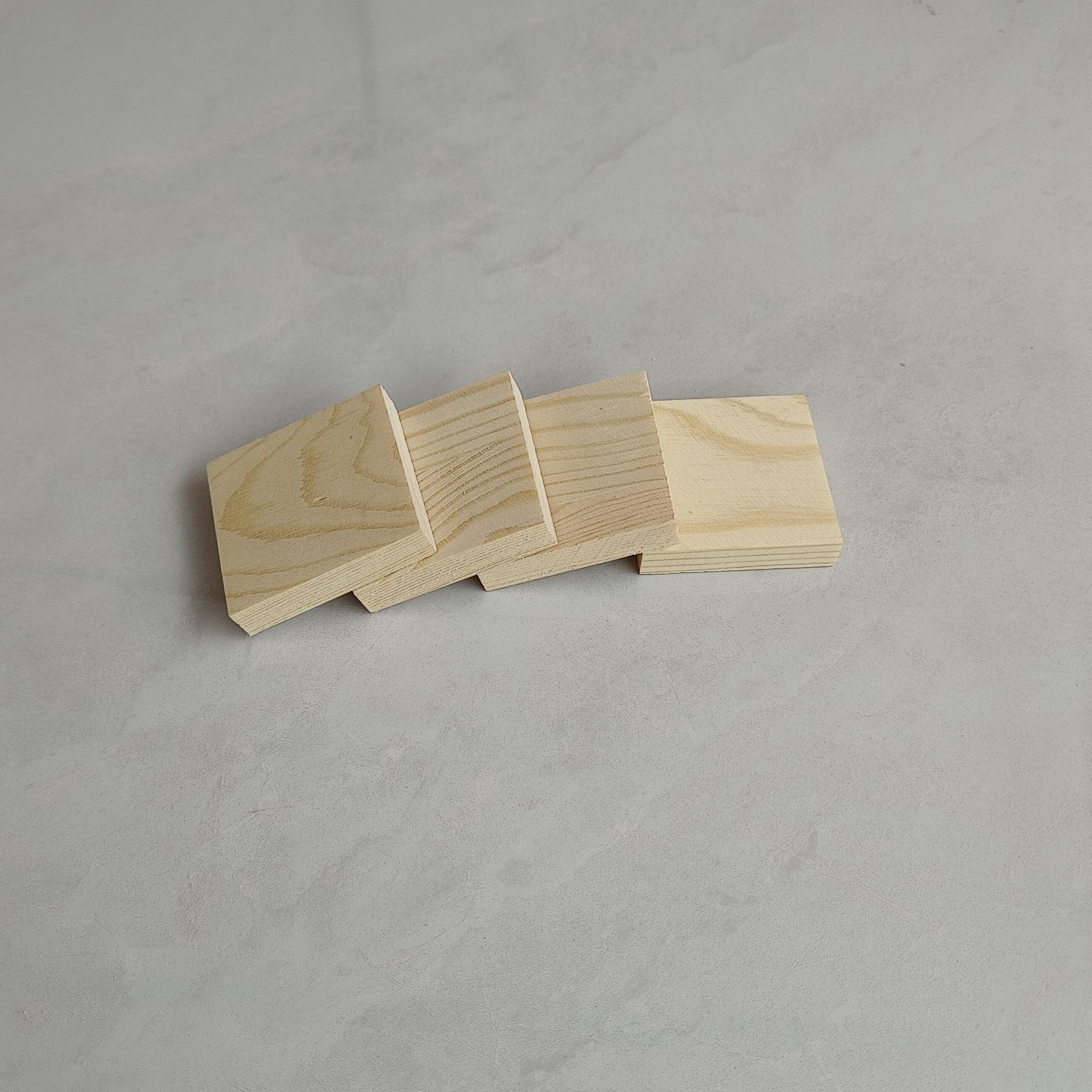 Solid Pine Wood Blocks – Square Timber for DIY Crafts, Model Making & Custom Projects