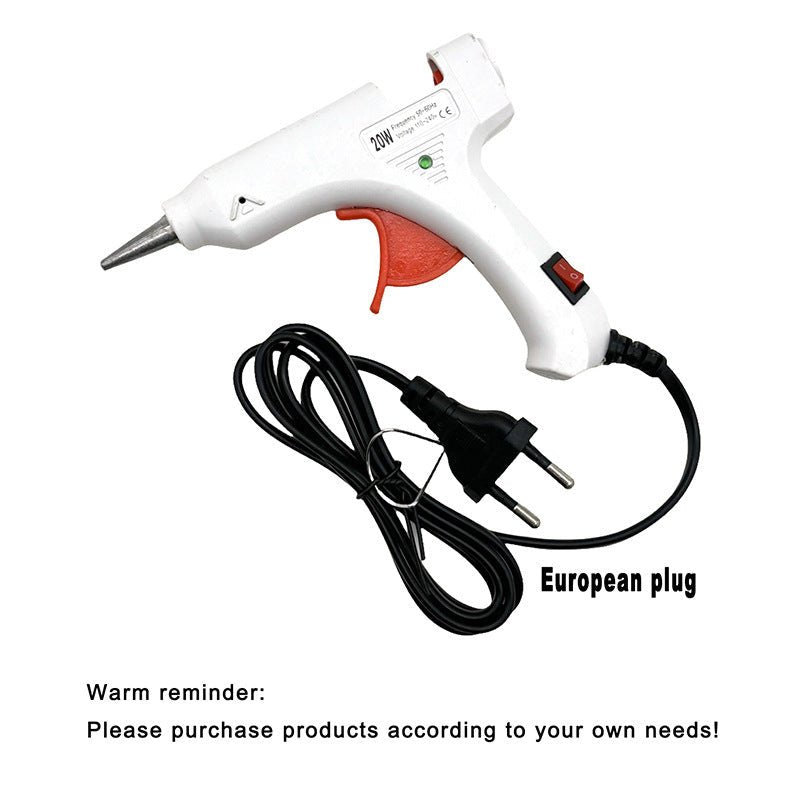 20 - Watt Hot Glue Gun with Full - Size Trigger — Fast Heating, Drip - Free Nozzle - HomeDIYer
