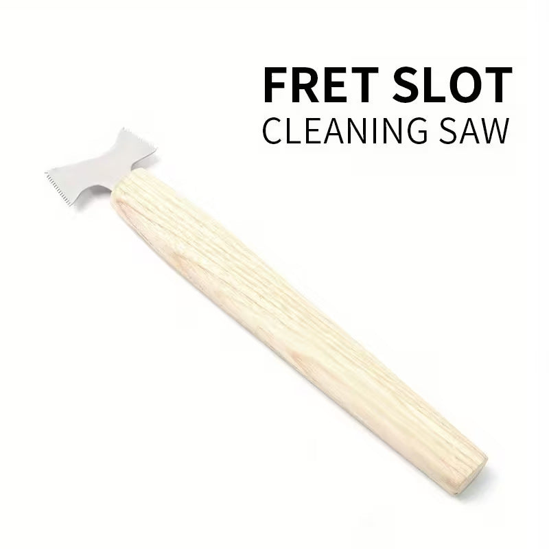Guitar Fret Slot Cleaning Saw Wood Handle Fret Install Tool