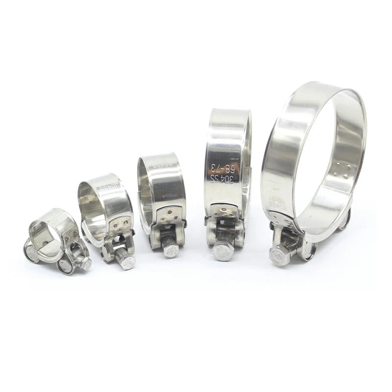 304 Stainless steel strengthens the clamp hose clamp Circular air water pipe Fuel hose clips of water pipe fasteners clamps