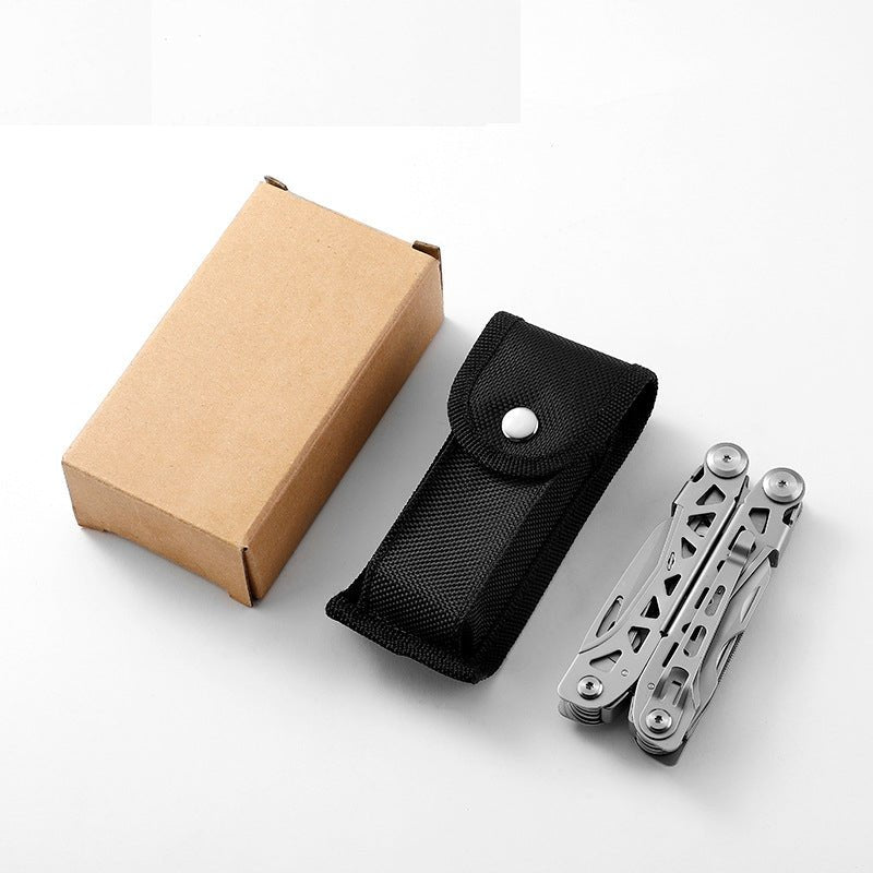 19 - in - 1 EDC Multi tool with Pocket Knife, Needle Nose Pliers and Wire Stripper Tools, Gifts for Men, Survival and Camping Gear, Stainless Steel - HomeDIYer