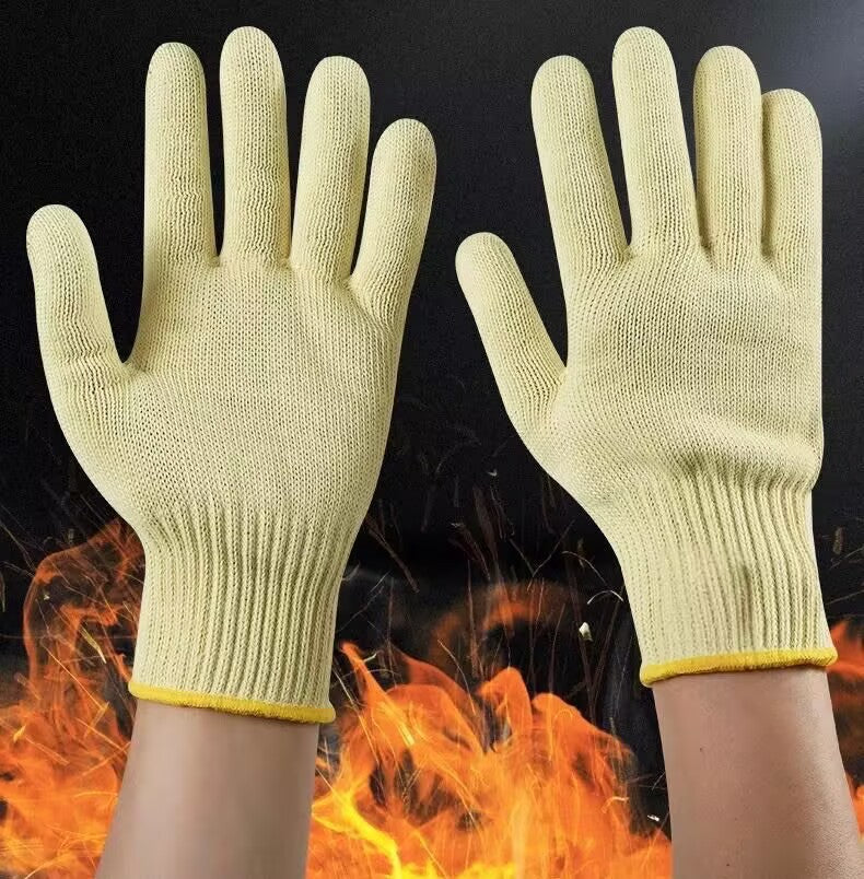 Single-Layer Aramid Cut & Heat Resistant Gloves 250°C