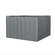Gazebo Sidewall Curtain Set 10x12 ft, 4-Panel Polyester Replacement Curtains with Hooks & C-Rings for Pergola & Cabana, Dark Gray