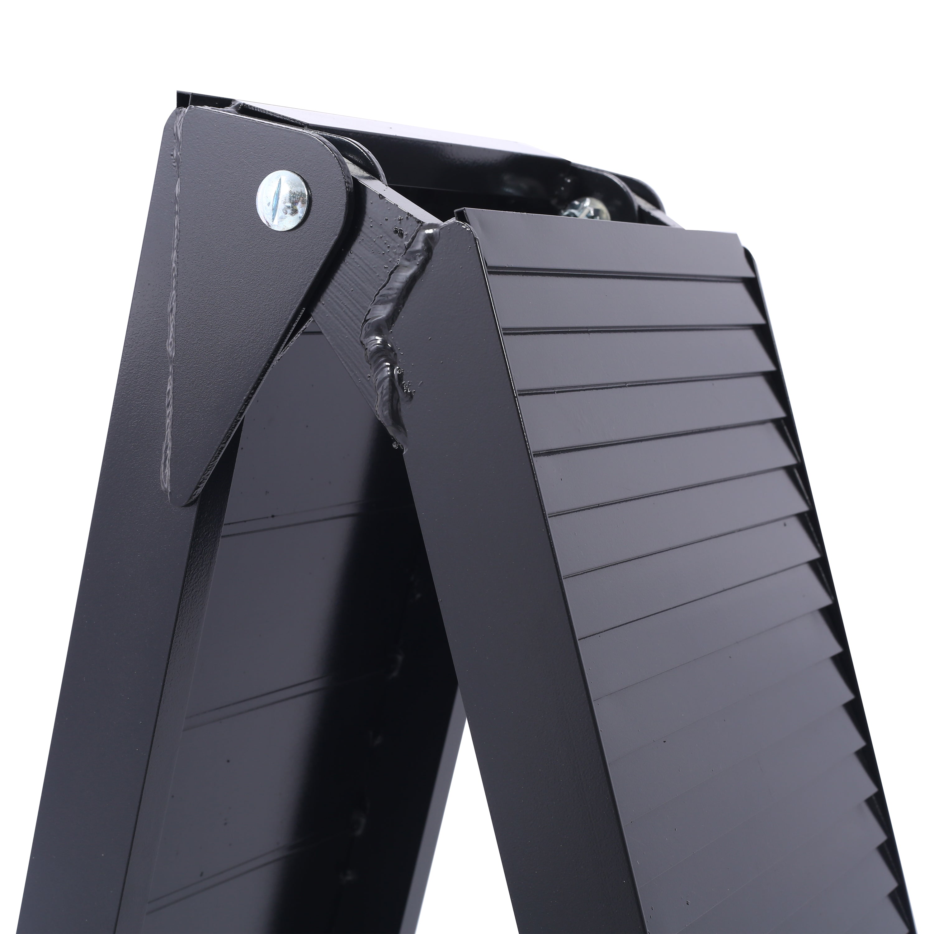 Truck Ramps, 80"x12" Portable Loading Ramps for Pickup Trucks 1500 LBS Capacity Aluminum Folding Ramps with Buckle for ATVs, Snowblower, Lawn Mowers, UTVs, Bike, 2PCS, Black Coating