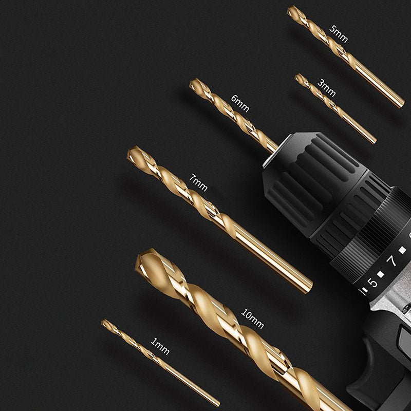1 - 14mm HSS Cobalt Jobber Twist Drill Bits Set for Stainless Steel Hard Metal - HomeDIYer