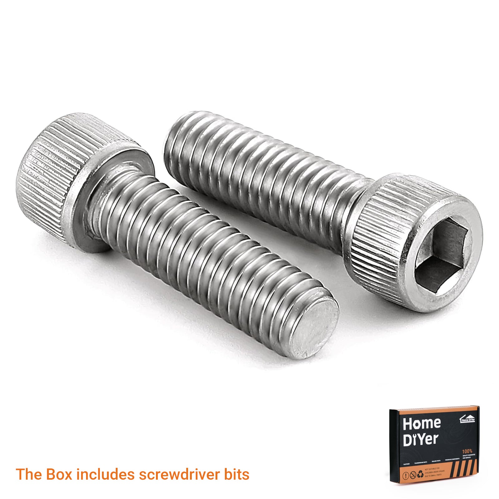 A2 Stainless Steel Socket Cap Screws – Hexagon Allen Key Bolts M3 to M10 | Fully Threaded