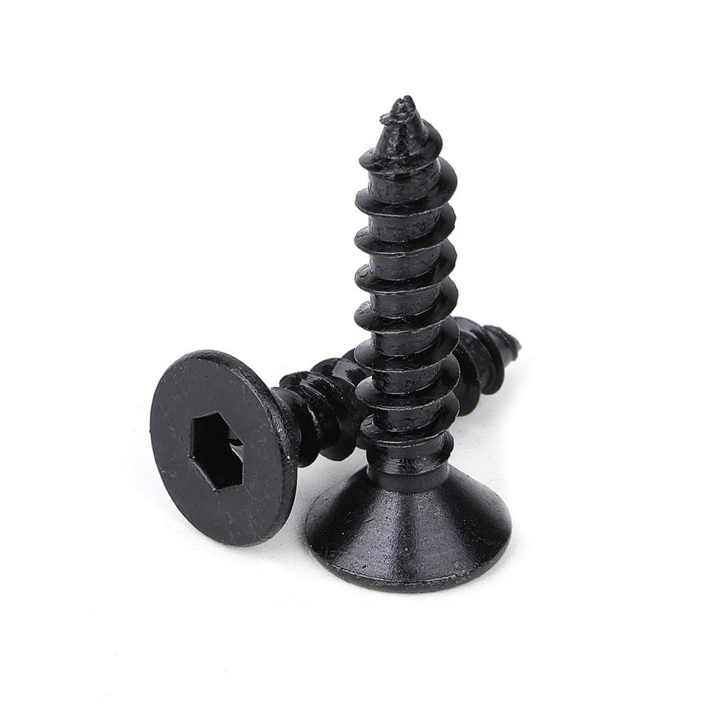 Carbon Steel Black Allen Countersunk Head Self tapping screws M3 M3.5 M4 M5 M6 - HomeDIYer